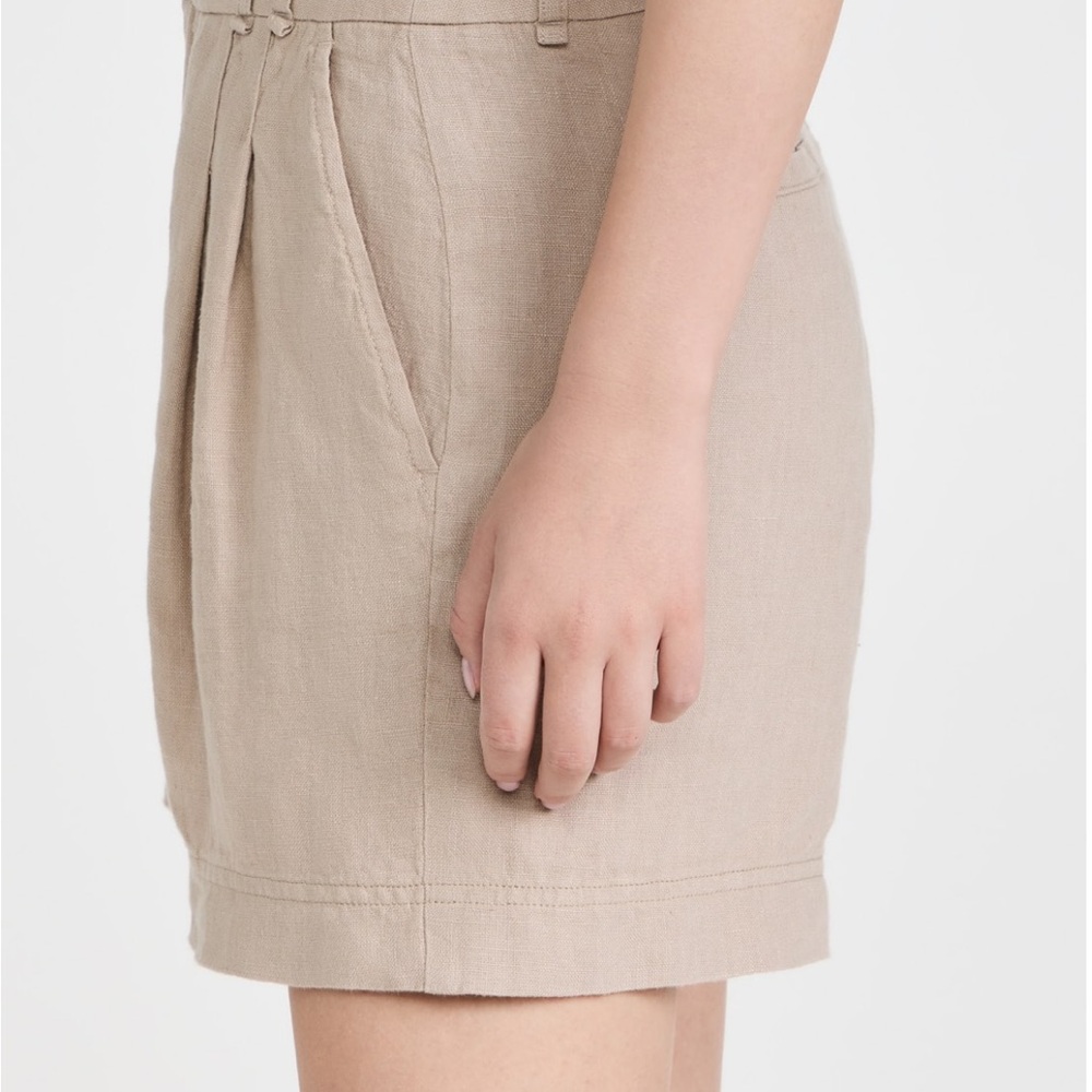 NWT Free People Chelsea Linen Shorts/Medium/Sand - Picture 3 of 8